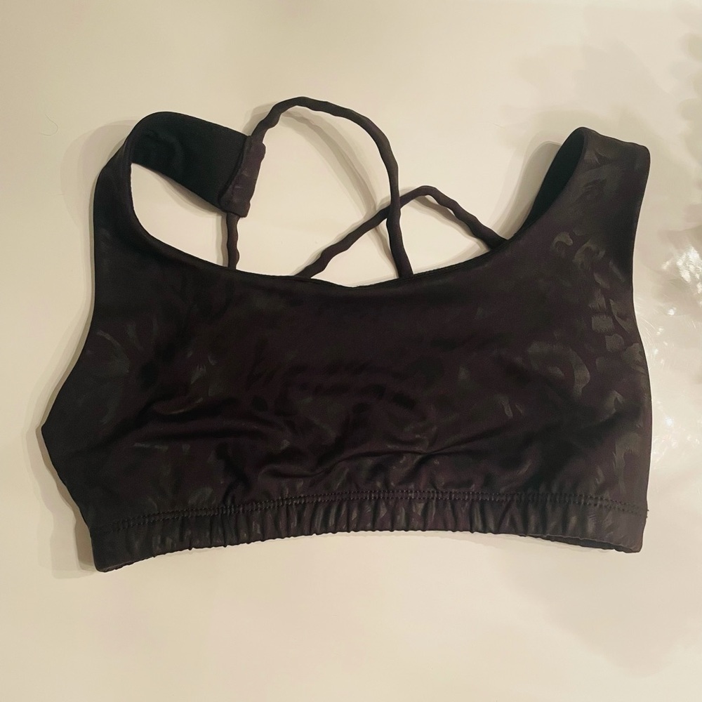 Black Sports Bra